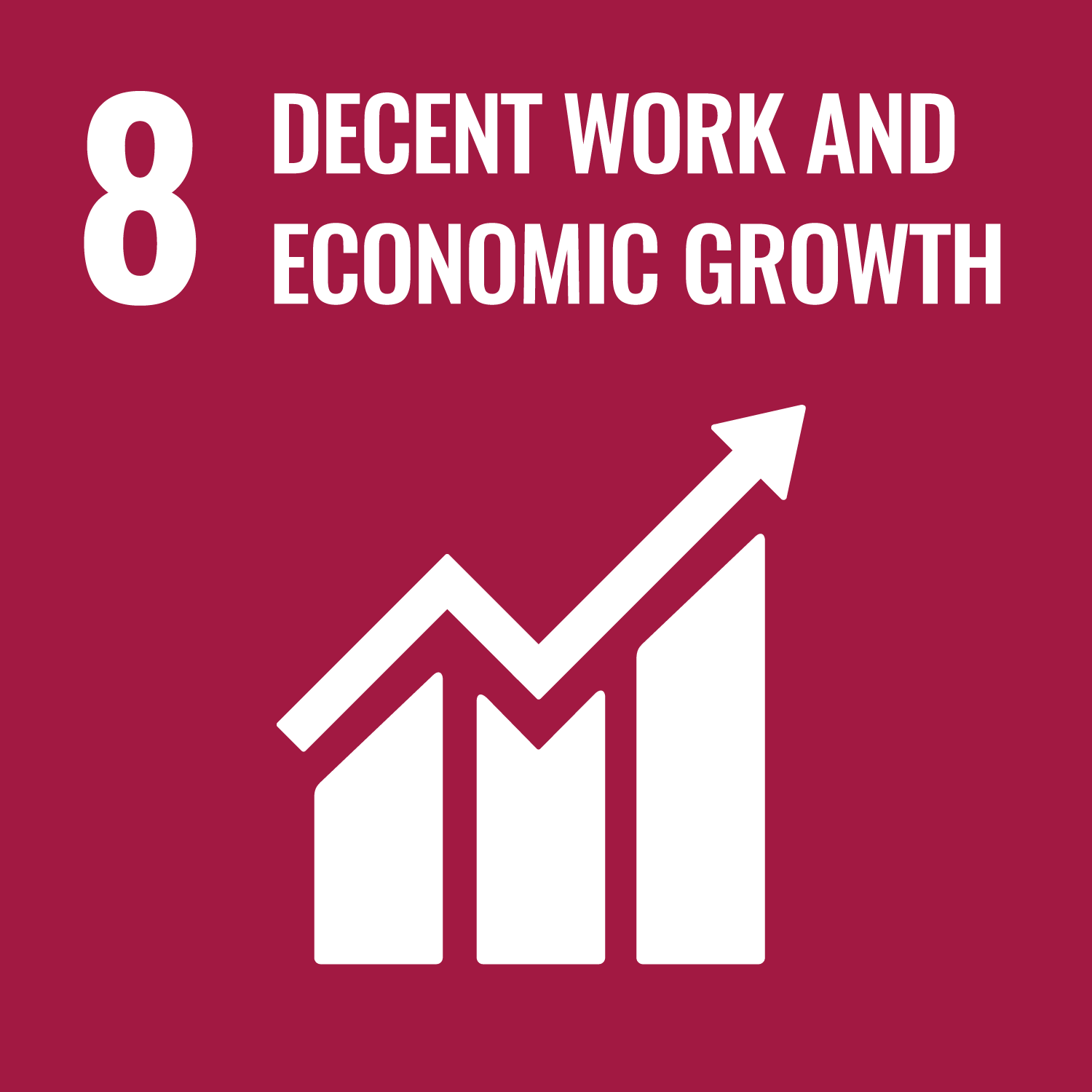 SDG goal 8 icon